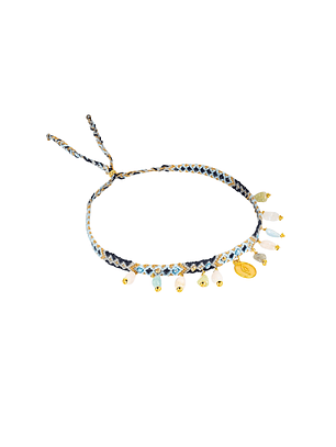 Choker Wayuu Kalepsu - Beach Blue