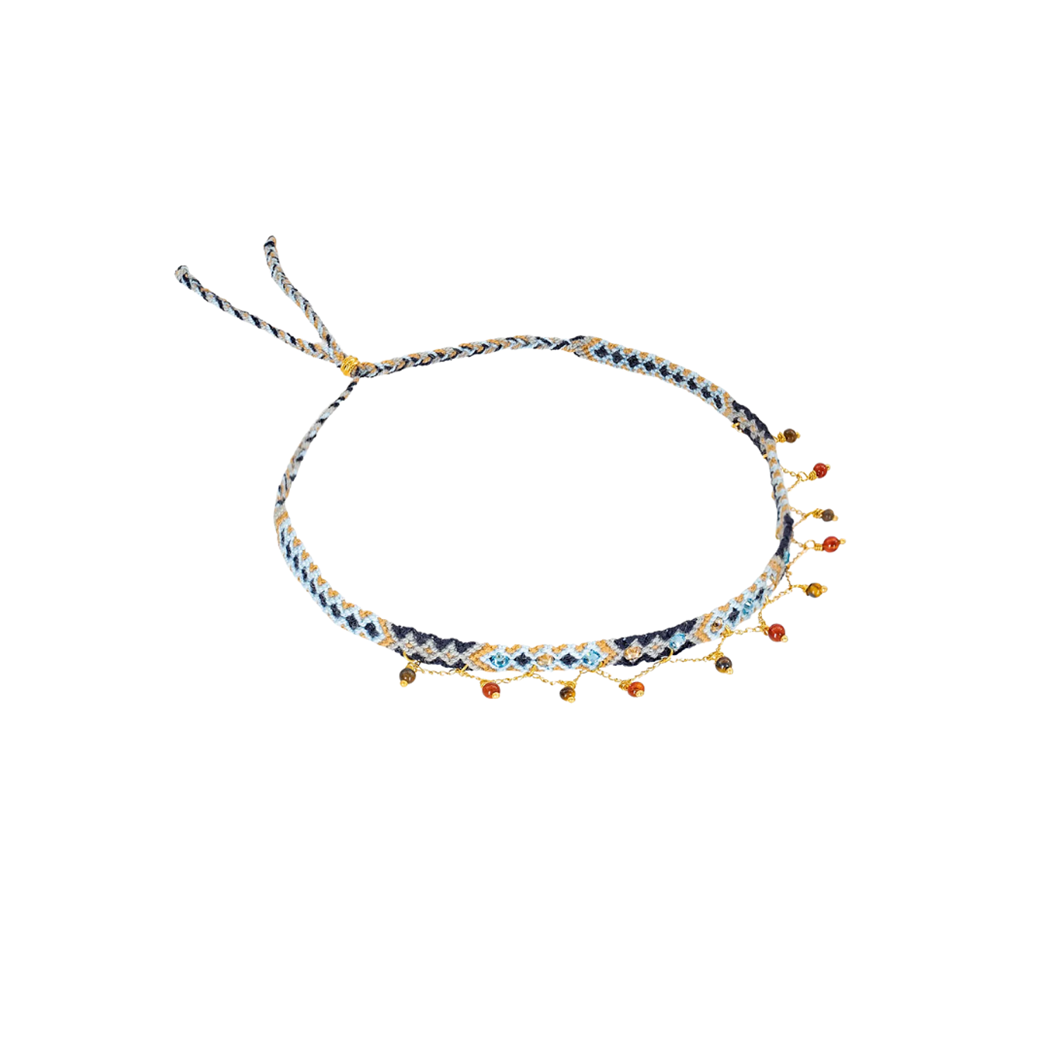 Choker Wayuu Jolotsü - Beach Blue 1