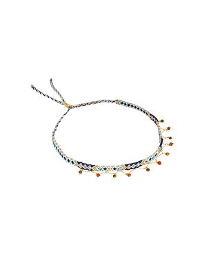 Choker Wayuu Jolotsü - Beach Blue