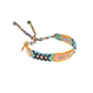 Wayuu Skinny bracelet - Aqua - Miniatura 1