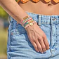 Kalepsu Wayuu bracelet - Blue - Miniatura 2
