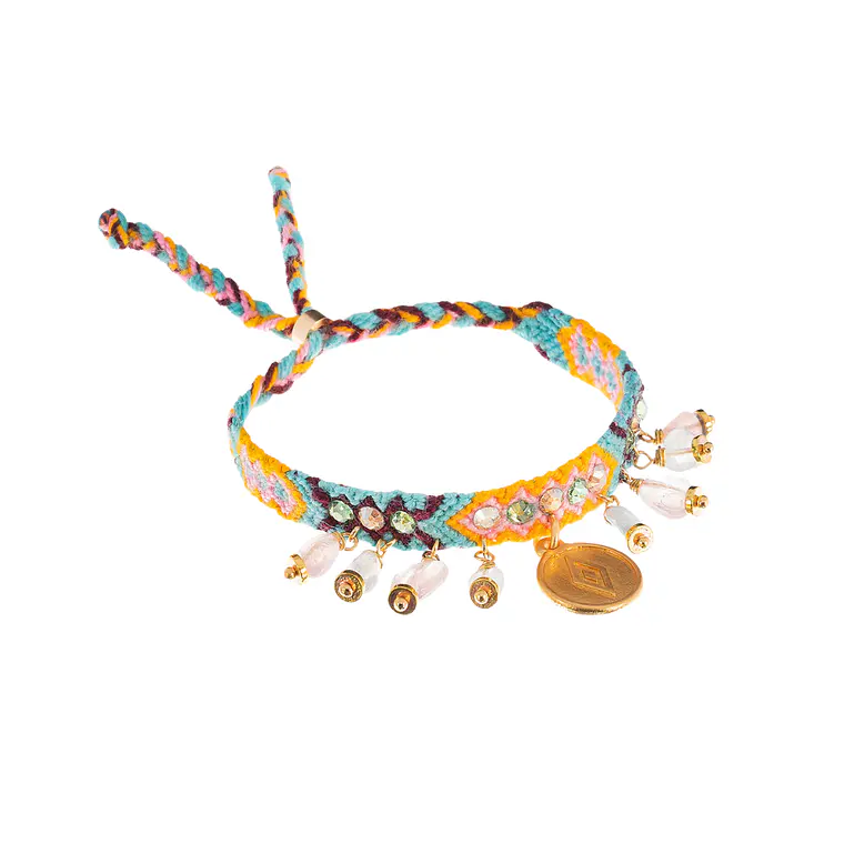 Kalepsu Wayuu bracelet - Blue 1