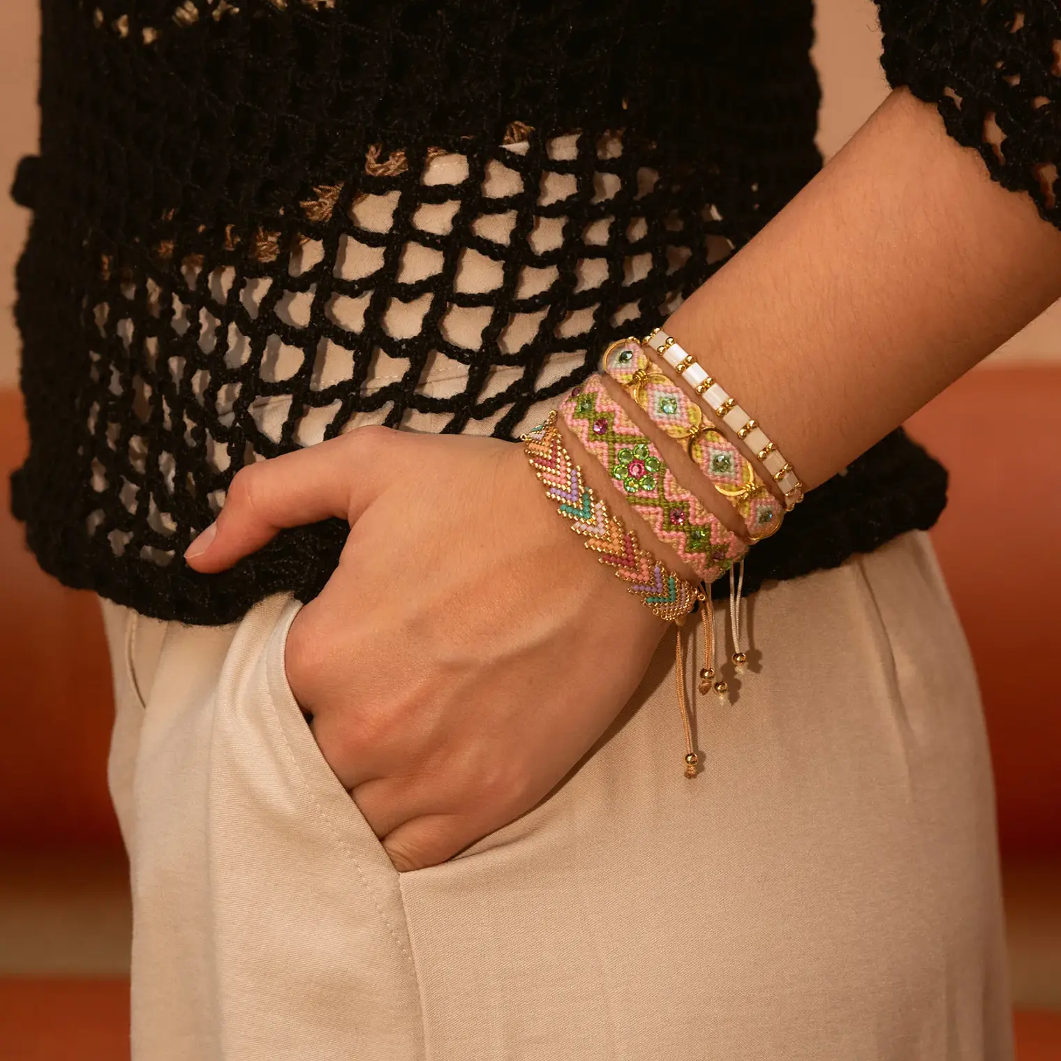 Miyuki Bracelet - Quartz 5