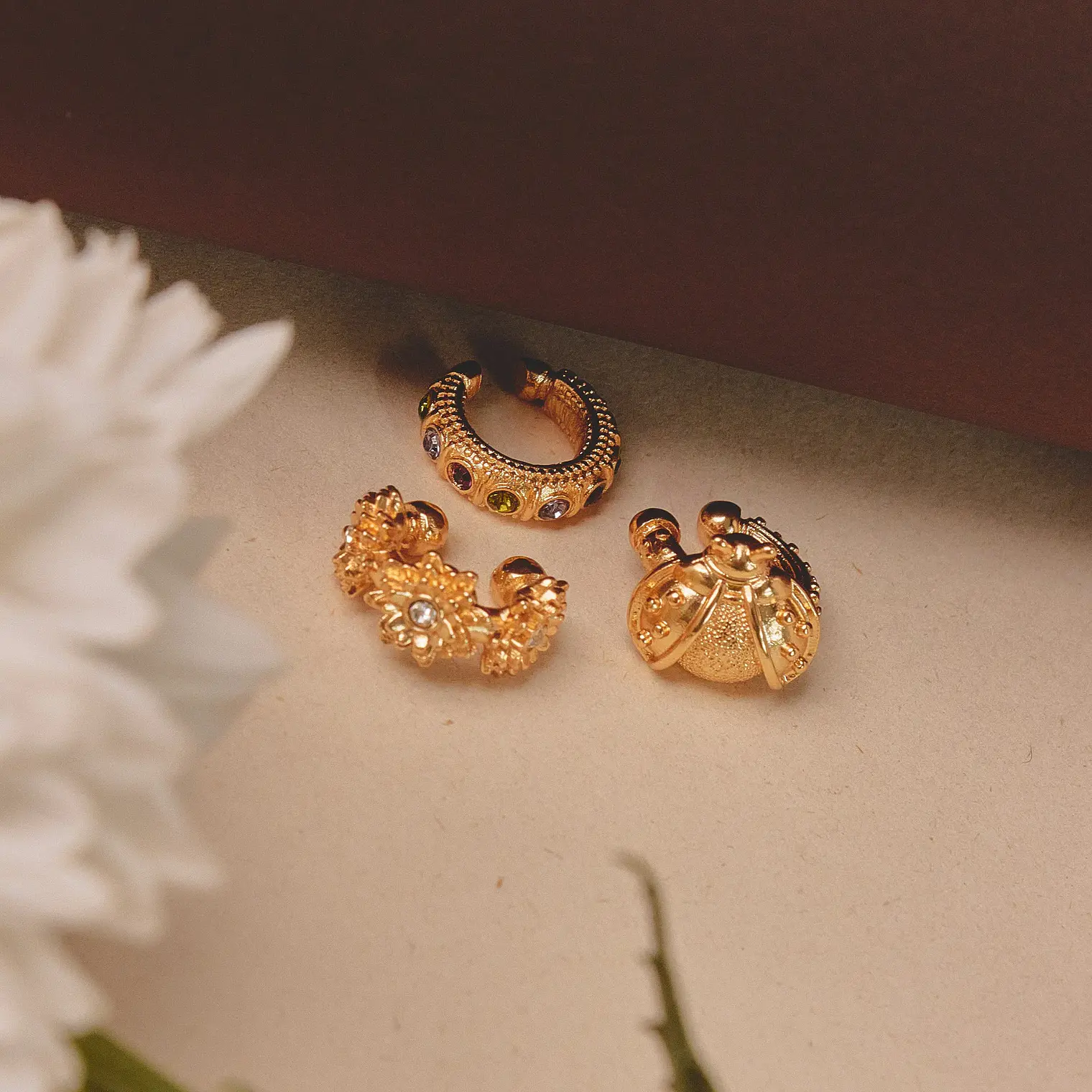Set 3 Earcuff Naturaleza 8