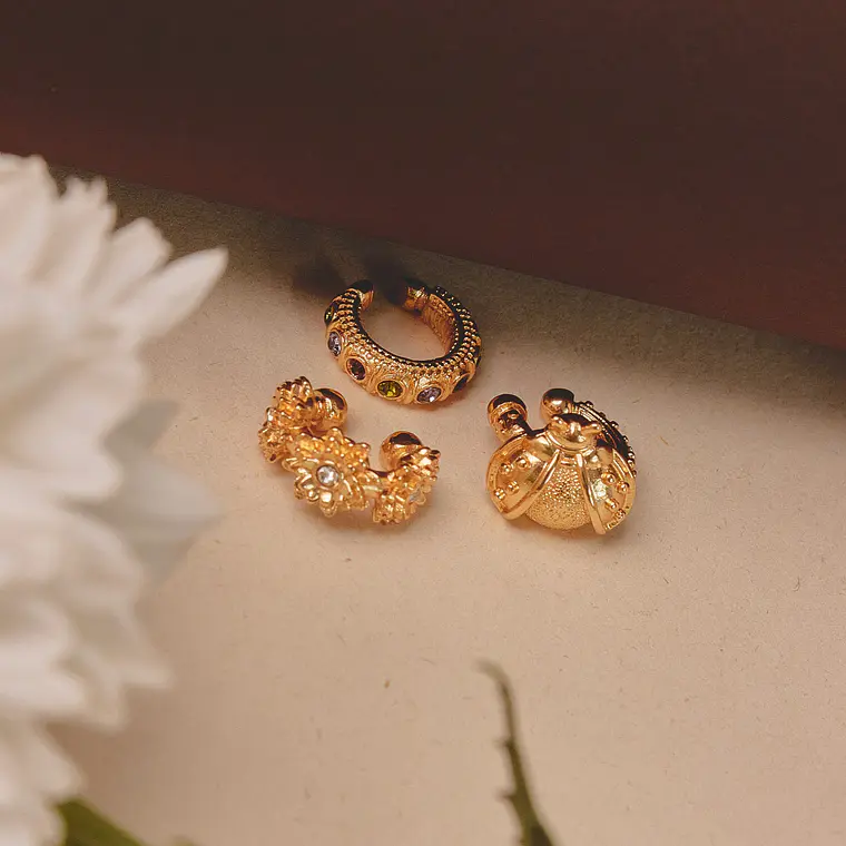 Set 3 Earcuff Naturaleza 8