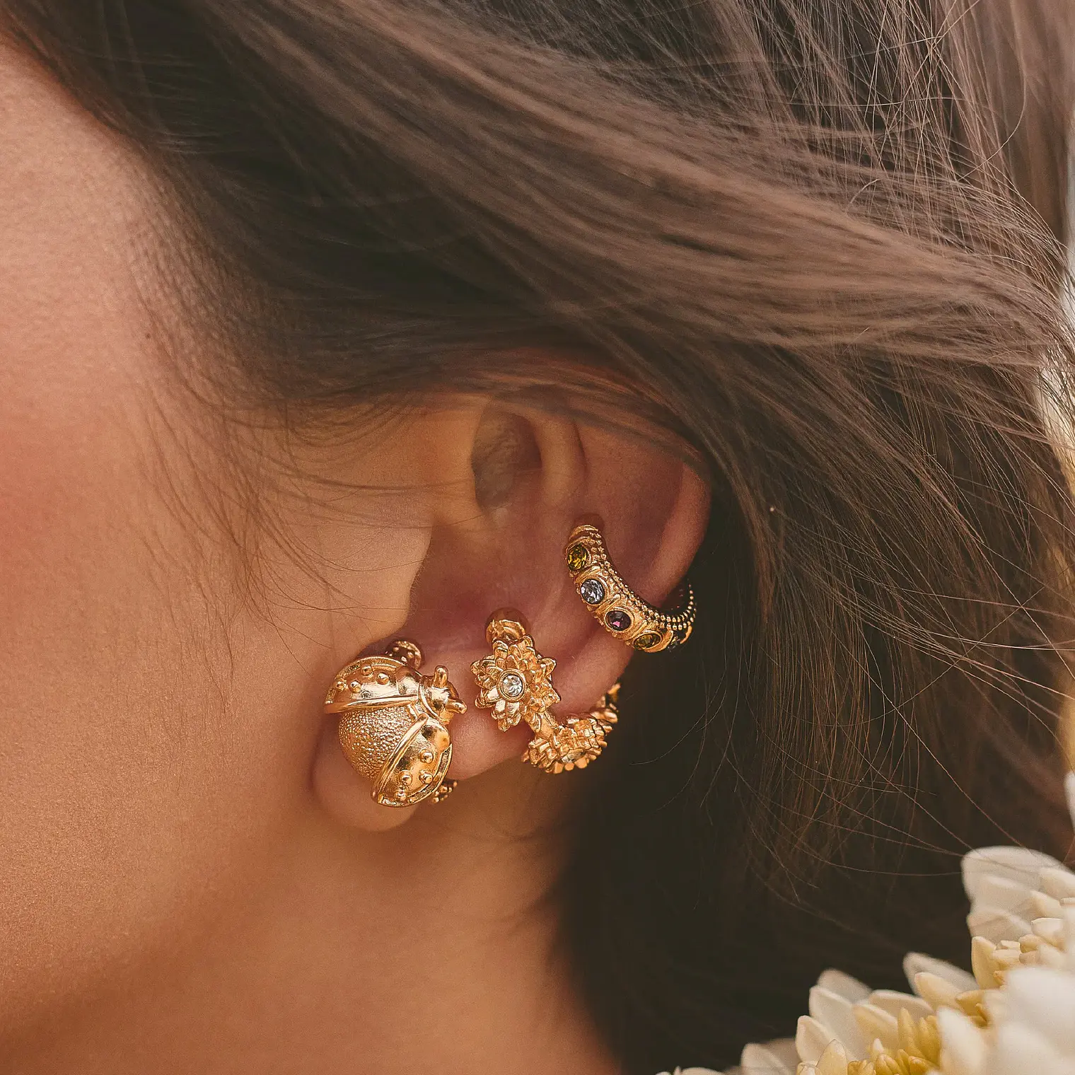 Set 3 Earcuff Naturaleza 1