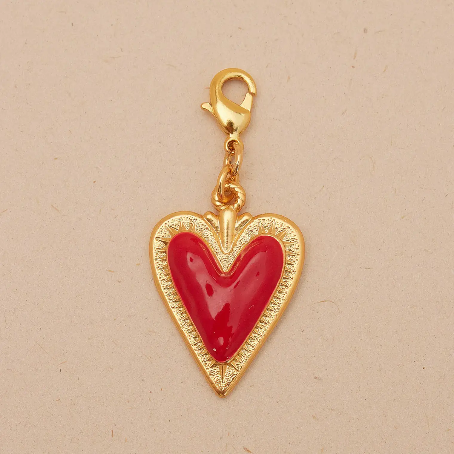 Mini Charm Corazón de Fuego  4