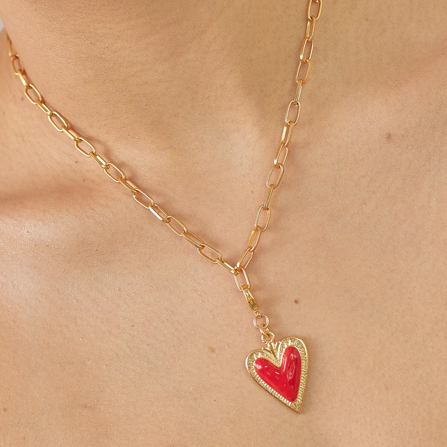 Mini Charm Corazón de Fuego  3