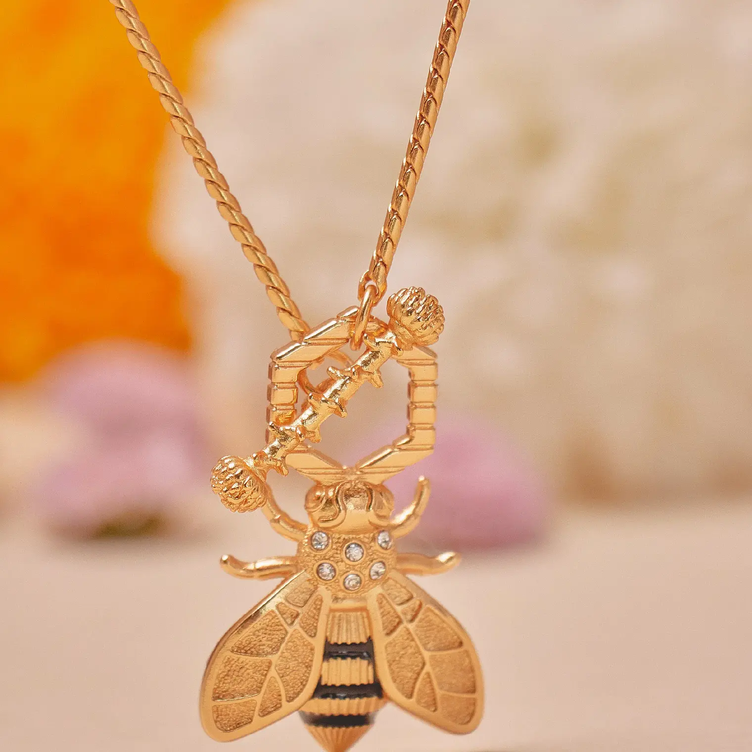 Set de 2 Collares Panal de Abeja  5