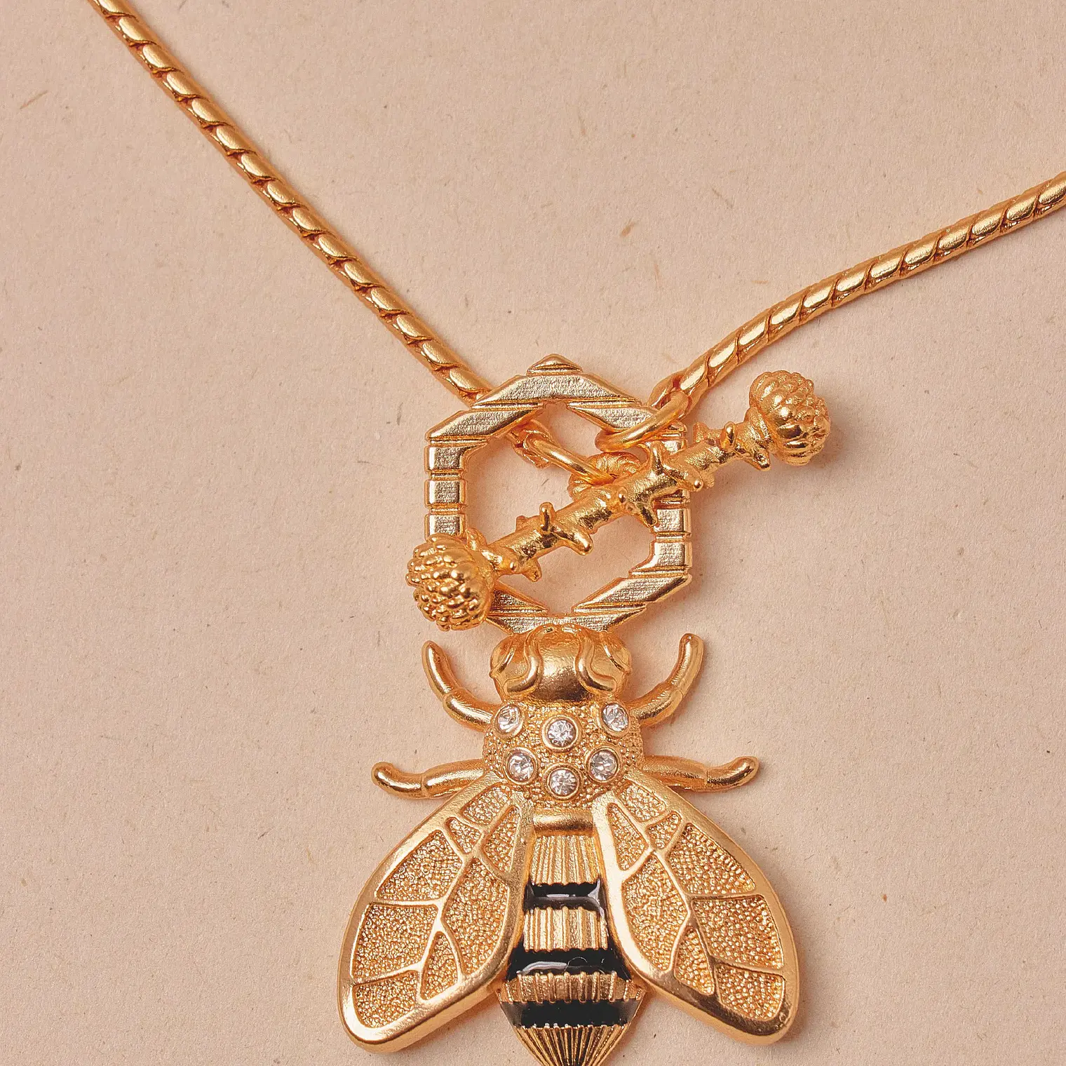 Set de 2 Collares Panal de Abeja  7