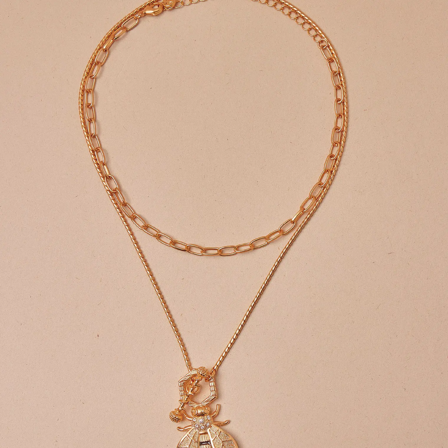 Set de 2 Collares Panal de Abeja  8
