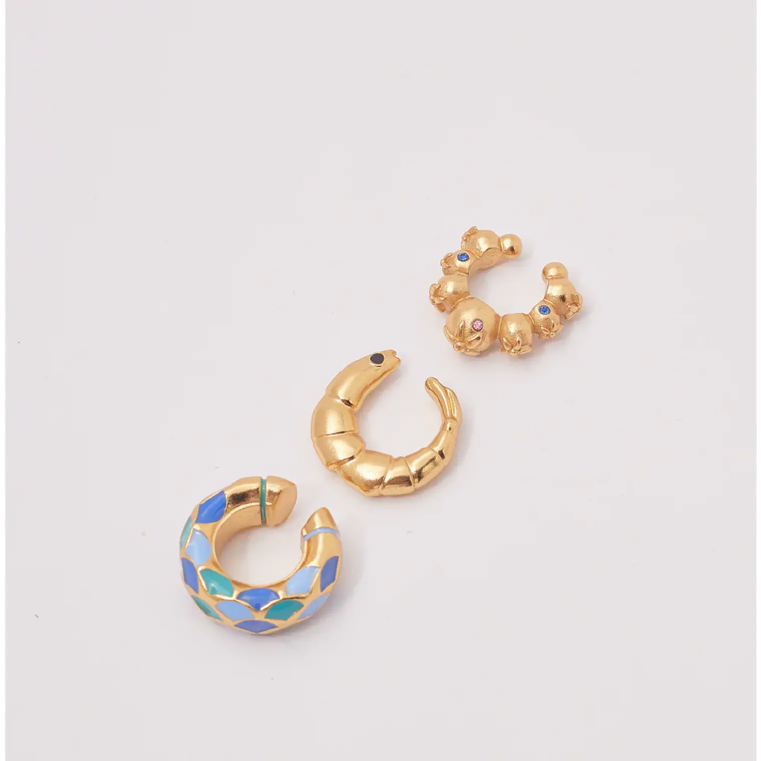 Set de 3 Earcuffs Sirena  4