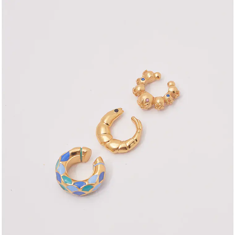 Set de 3 Earcuffs Sirena  4