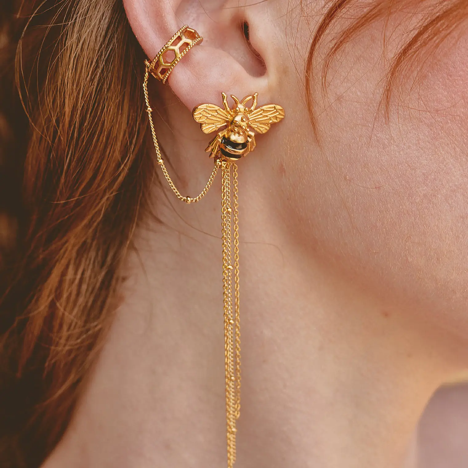 Aretes Queen Bee 3