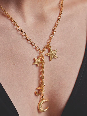 Maxi Collar Moon & Star