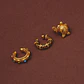Set de 3 Earcuffs Arena Dorada - Miniatura 4