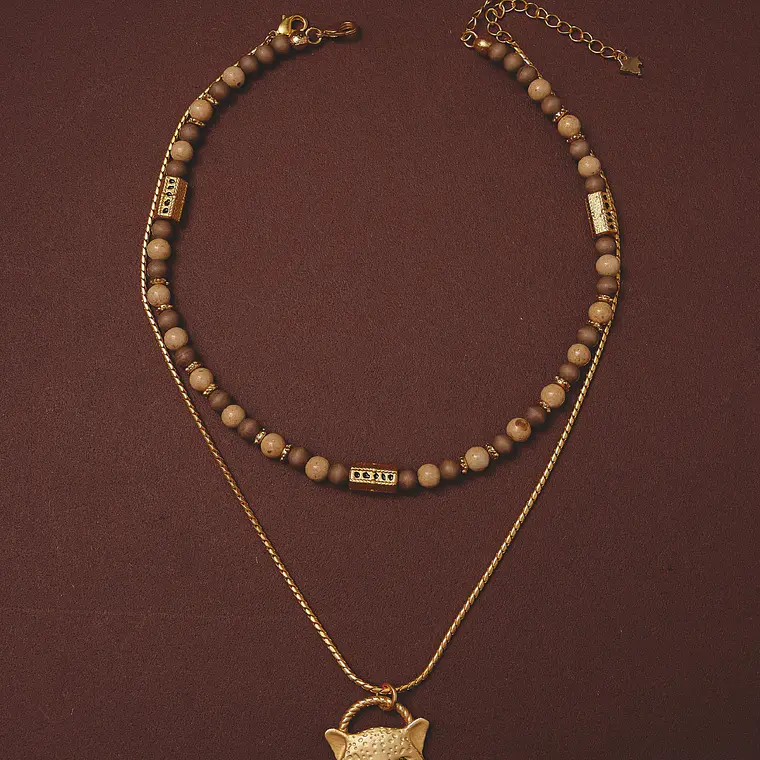 Set de 2 Collares Felino del Pacífico 4