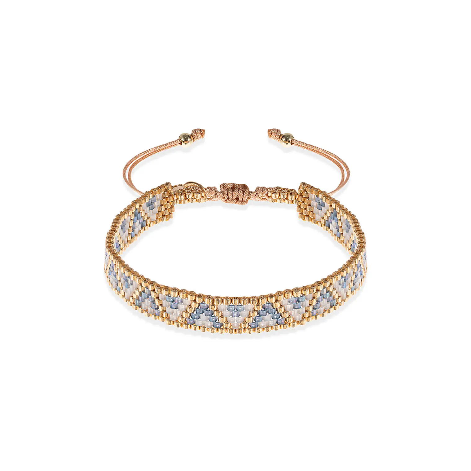 Sahara Miyuki Bracelet- Sapphire 1