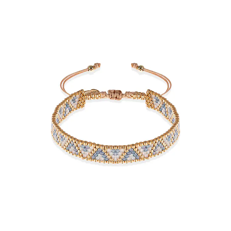 Sahara Miyuki Bracelet- Sapphire 1