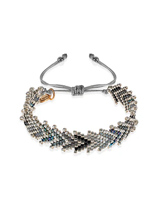 Sahara Miyuki Bracelet- Silver