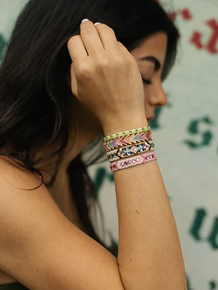 Be The Change - Friendship Bracelet - Beige