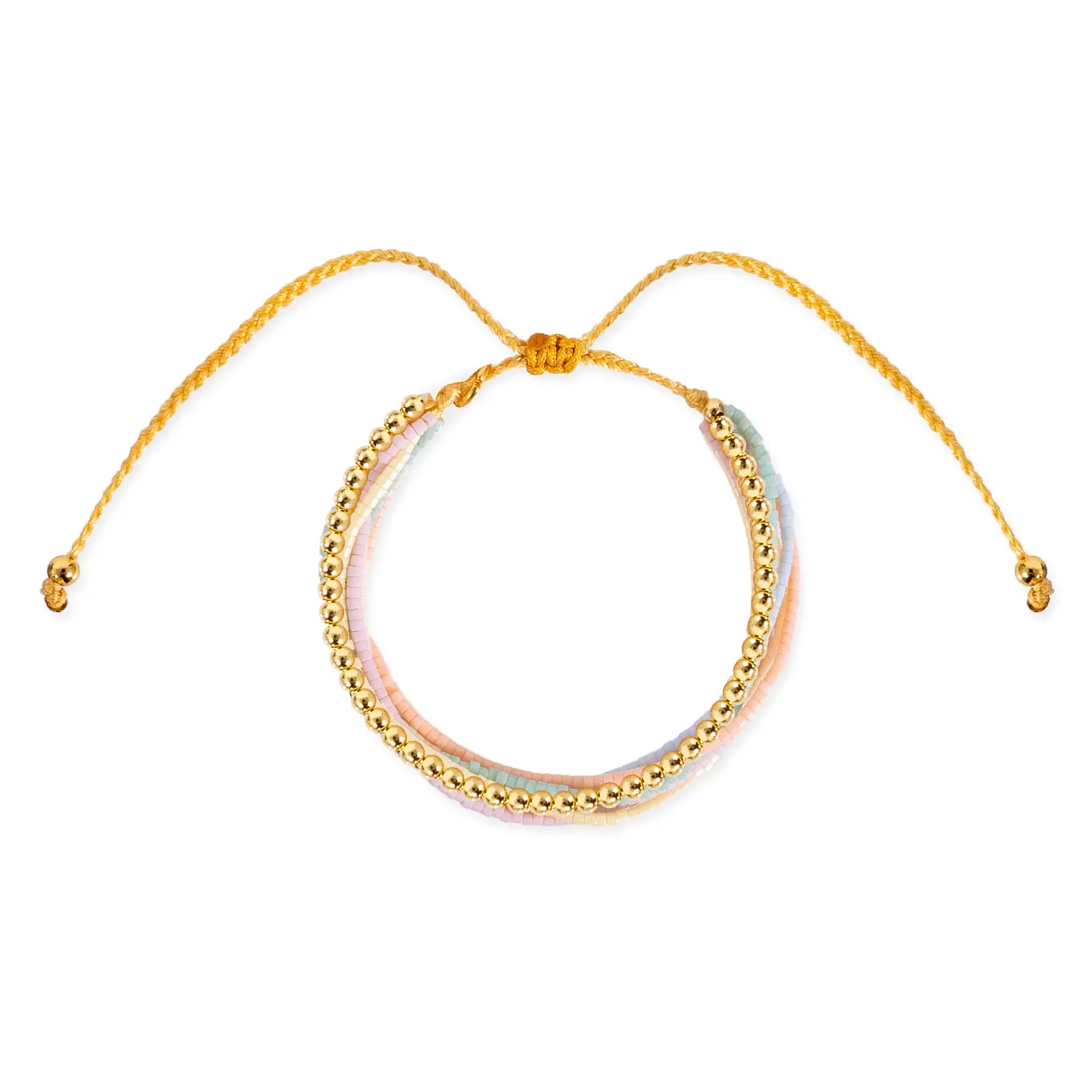 Miyuki Stack Bracelet- Desert Glow 1