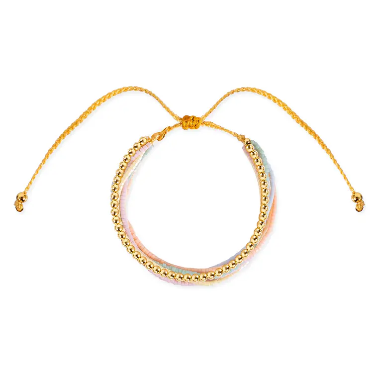 Miyuki Stack Bracelet- Desert Glow 1