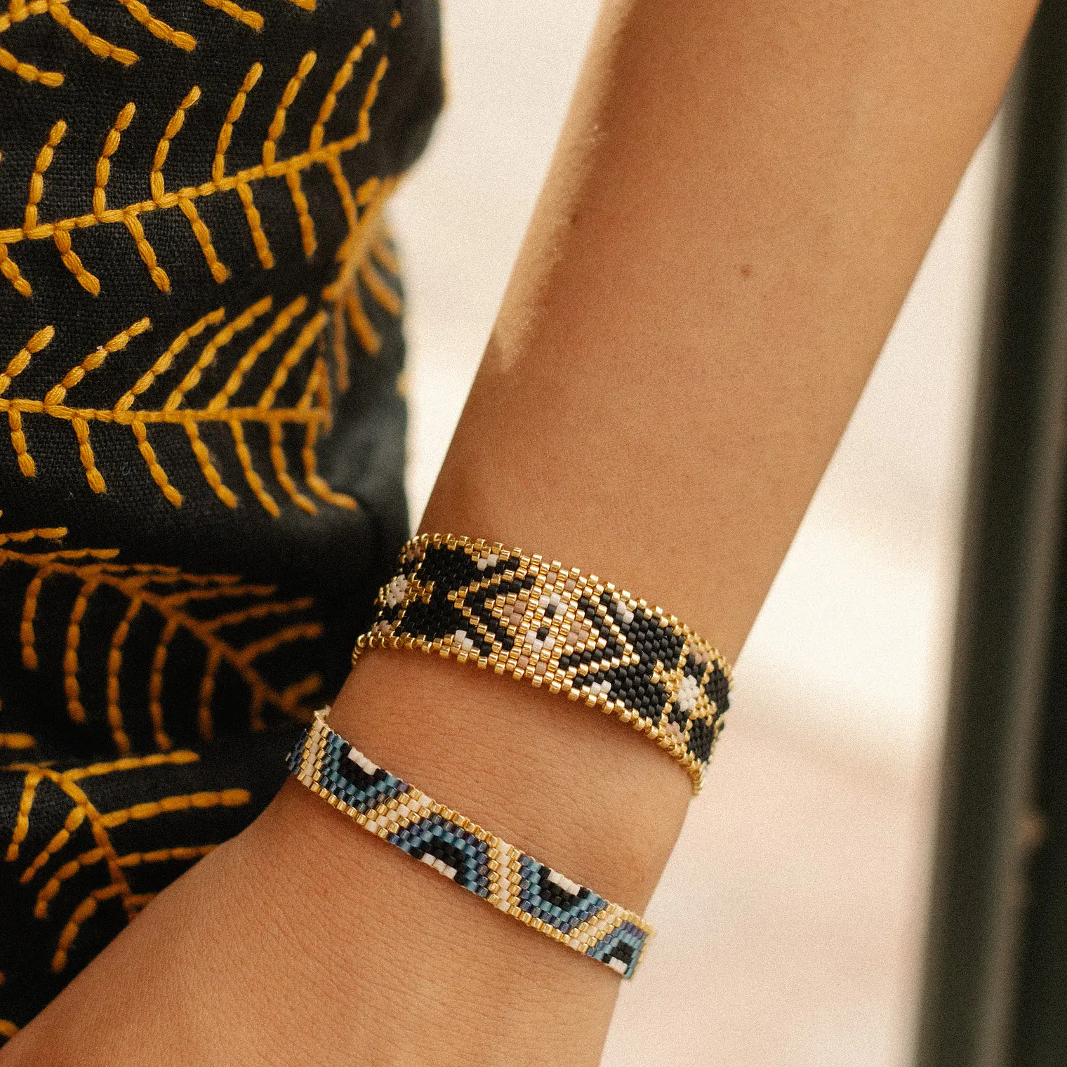 Golden Mirage- Miyuki Bracelet 3