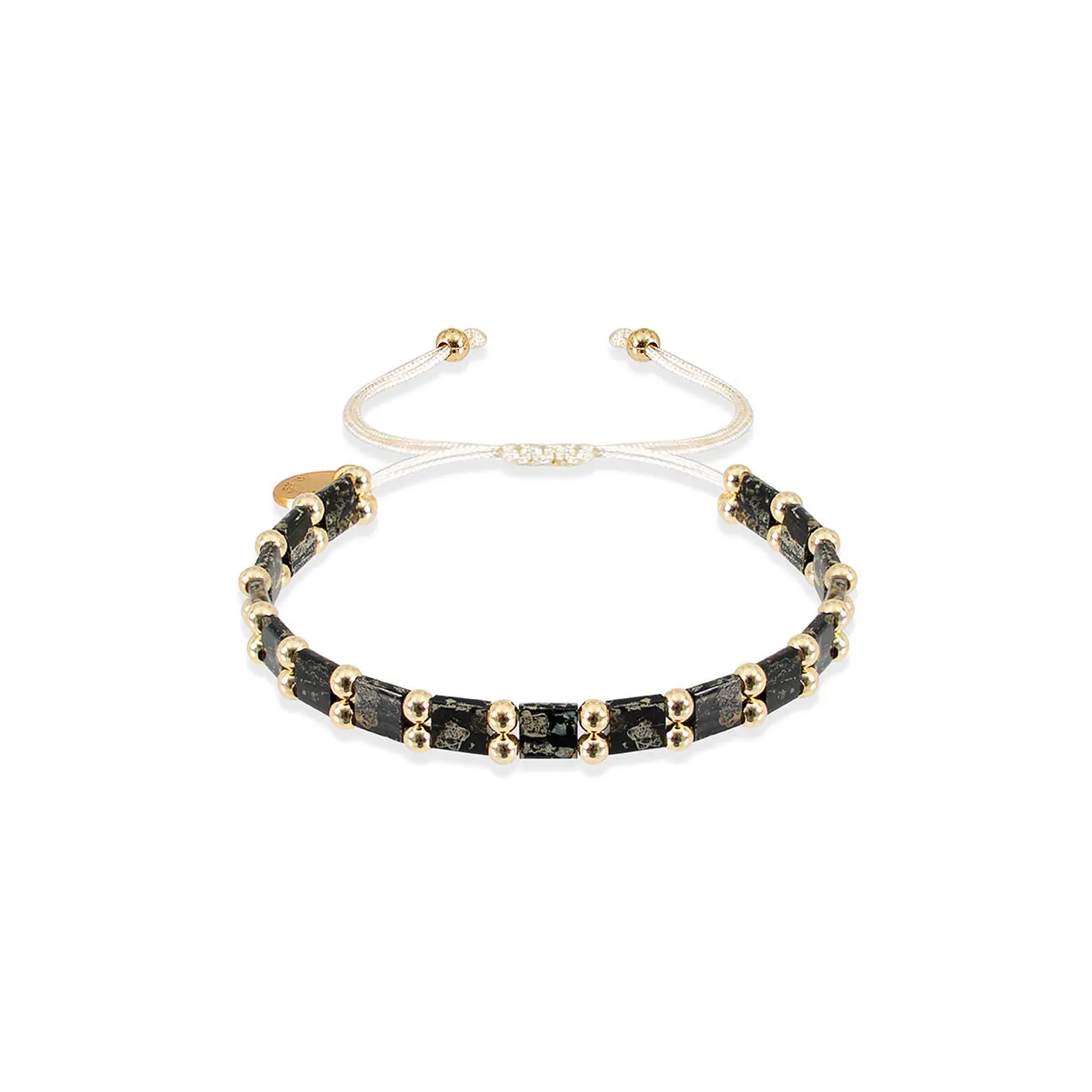 Miyuki Bracelet - Black Gold 1