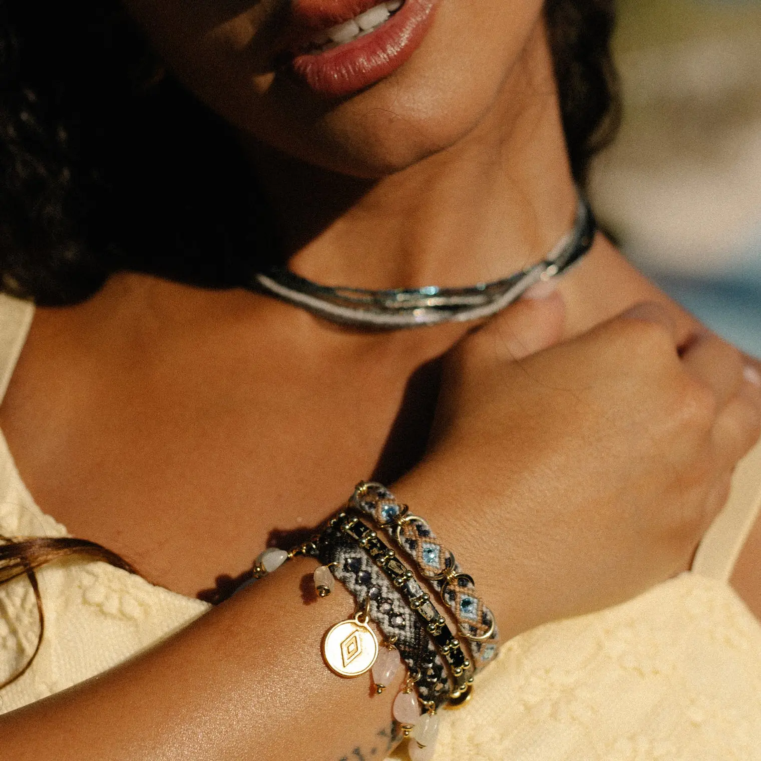 Miyuki Bracelet - Black Gold 3