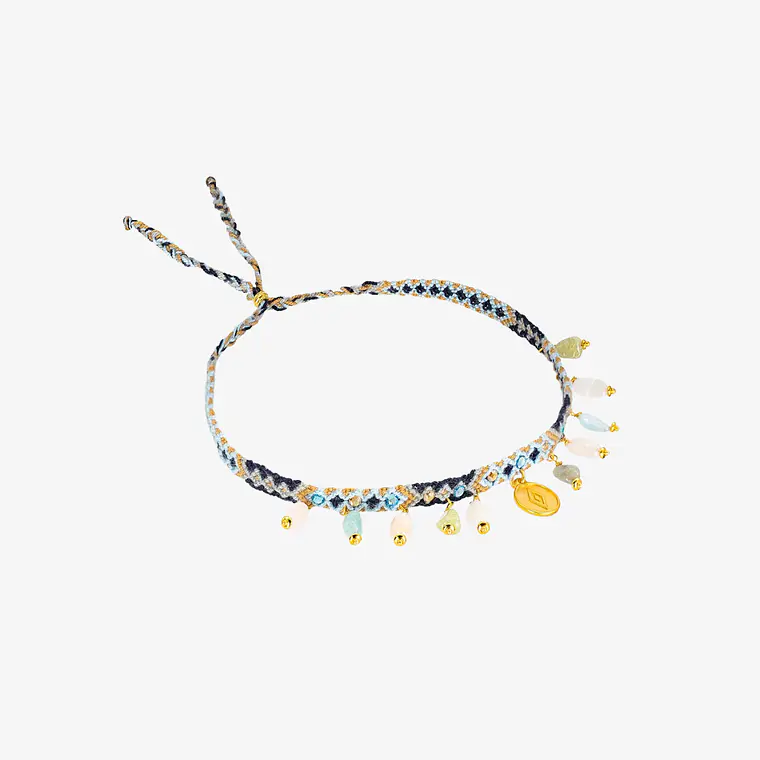 Choker Wayuu Kalepsu - Beach Blue 1