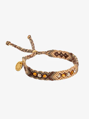 Wayuu Skinny Bracelet - Camel