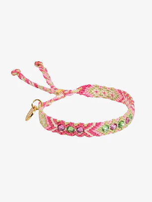 Wayuu Skinny Bracelet - Sahara Blush