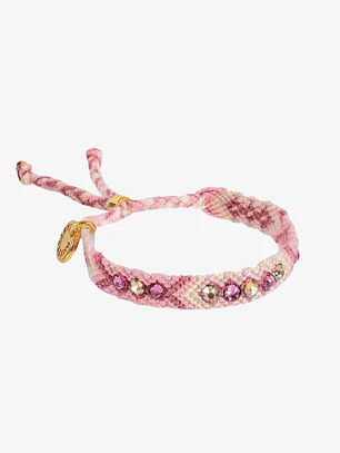 Wayuu Skinny Bracelet - Desert Rose