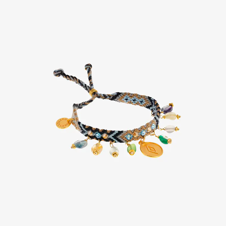 Kalepsu Wayuu bracelet - Blue Beach 1