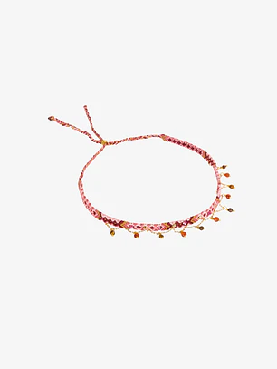 Choker Wayuu Jolotsü - Pink Aura