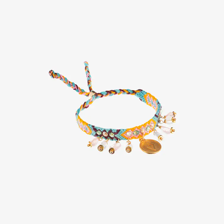 Kalepsu Wayuu bracelet - Blue 1