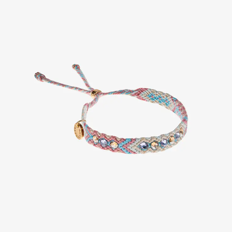 Wayuu Skinny bracelet - Lilac 1