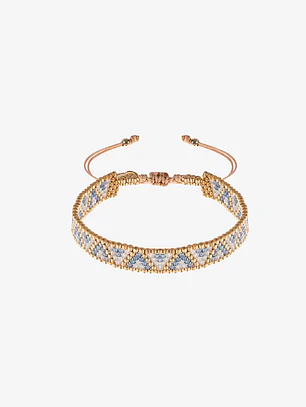Sahara Miyuki Bracelet- Sapphire