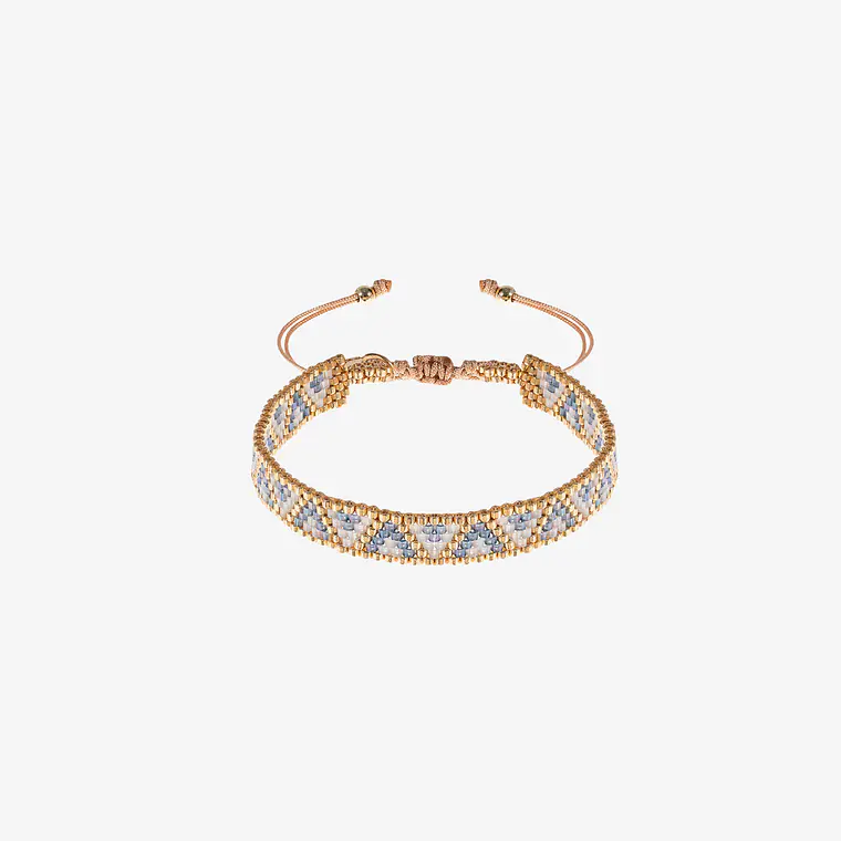 Sahara Miyuki Bracelet- Sapphire 1