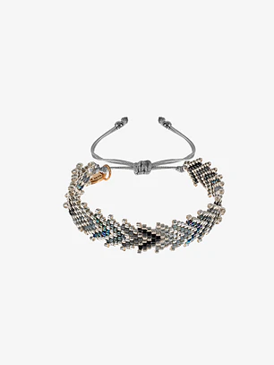 Sahara Miyuki Bracelet- Silver