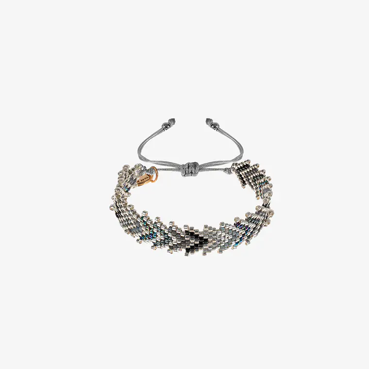 Sahara Miyuki Bracelet- Silver 1