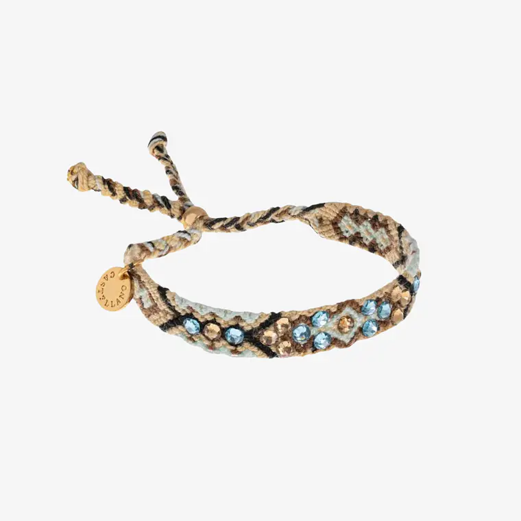 Be The Change - Friendship Bracelet - Beige 1
