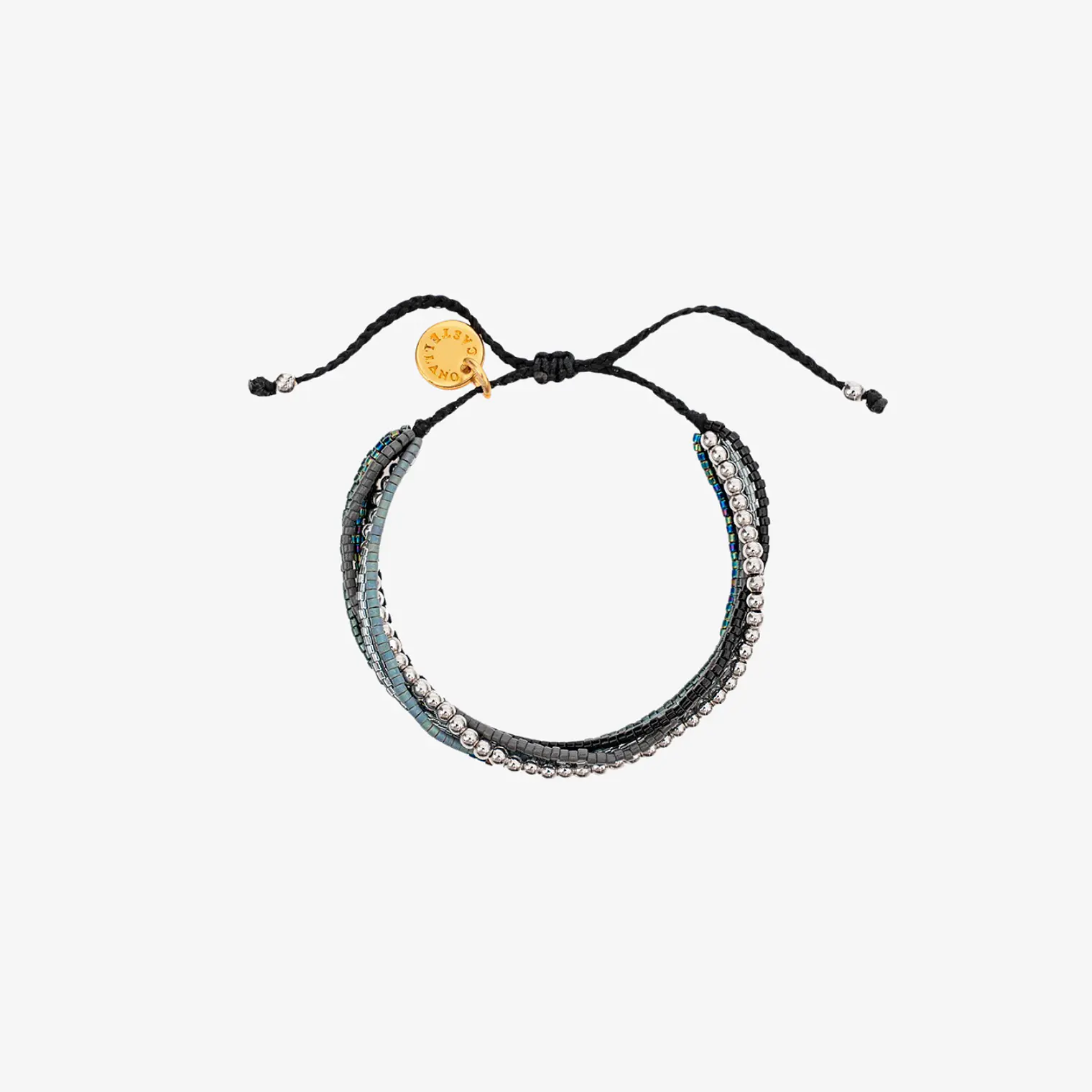 Miyuki Stack Bracelet- Silver 1