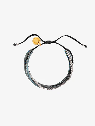 Miyuki Stack Bracelet- Silver