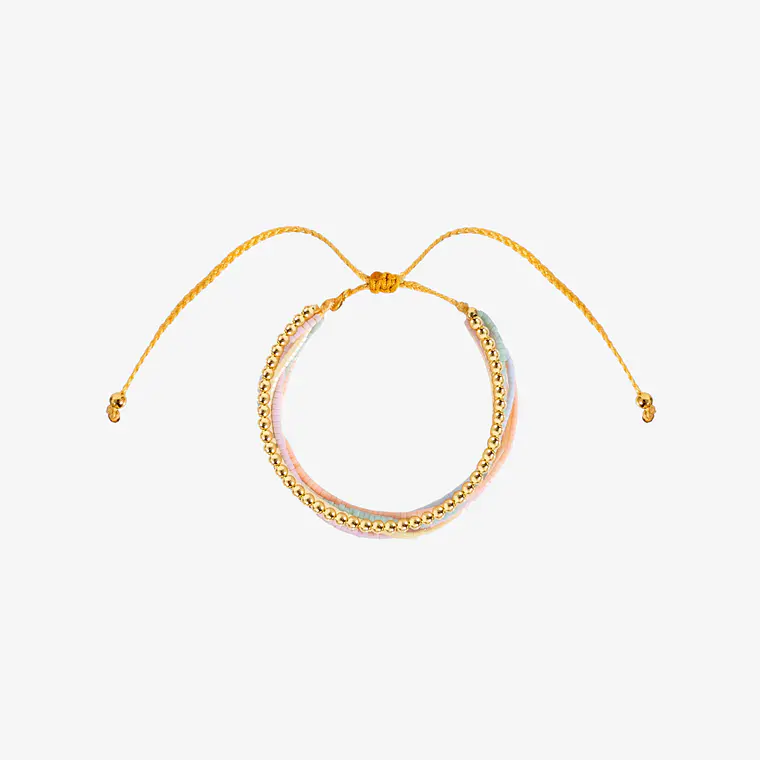 Miyuki Stack Bracelet- Desert Glow 1