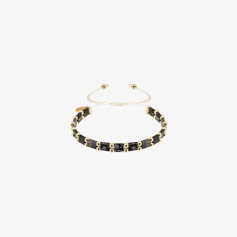 Miyuki Bracelet - Black Gold 1