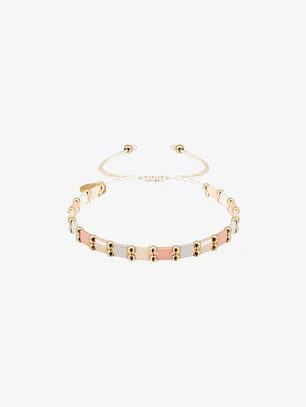 Miyuki Bracelet - Coral Rose
