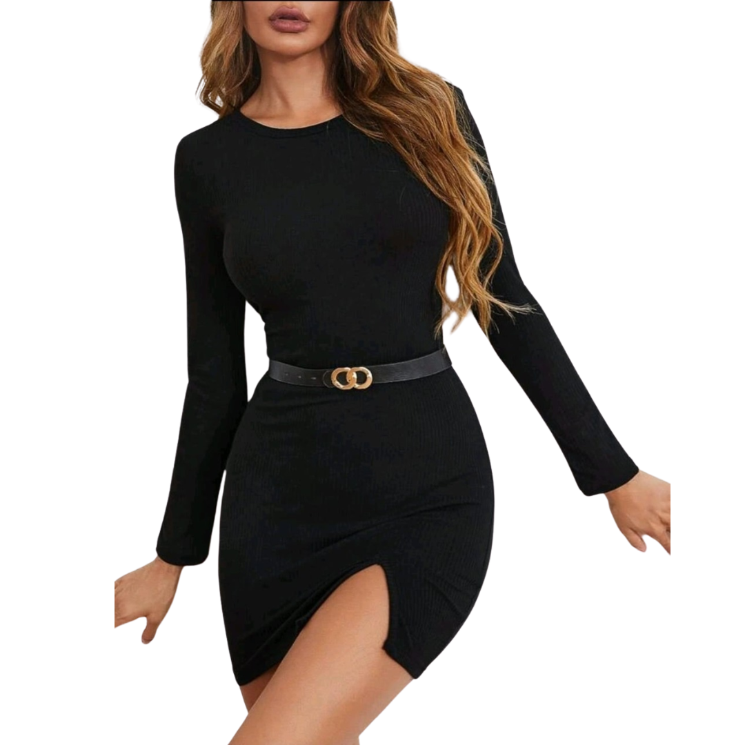 Vestido Negro Corto Invierno Outfit Con Vestido Negro Outfit