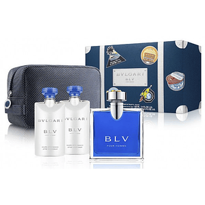 Estuche Bvlgari BLV Hombre 4 piezas | *Oferta*